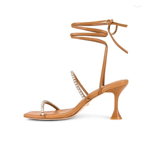 Raye Roo Leather Heel Sanda - Picture 2 of 5